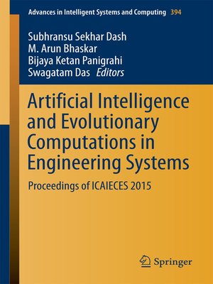 cover image of Artificial Intelligence and Evolutionary Computations in Engineering Systems